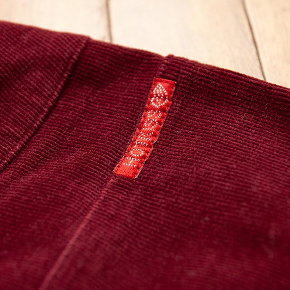 Maroon Corduroy Skirt - Picture 6 of 7